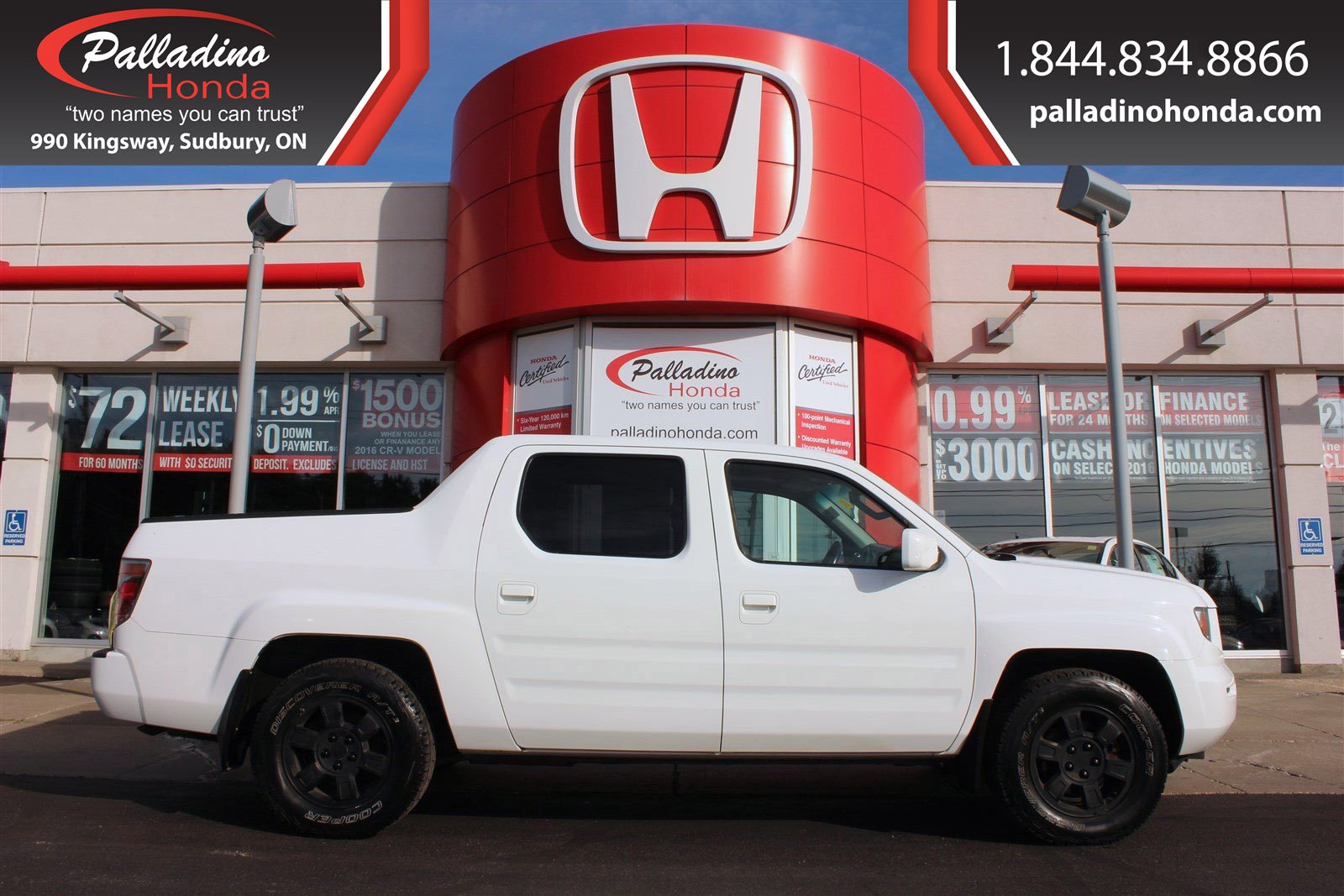 Pre Owned 2008 Honda Ridgeline CERTIFIED Crew Cab Pickup In